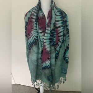 Detroit Dye House Brightly Twisted scarf